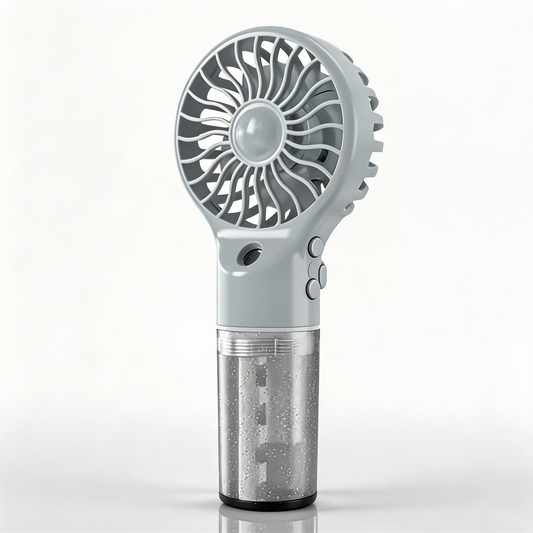 Artifax Handheld Mist Fan Rechargeable Portable Mini Spray Fan with 4 Speed Modes | USB Pocket Cooling Fan with Water Mist | Compact Battery Operated Personal Fan for Travel, Office & Outdoor