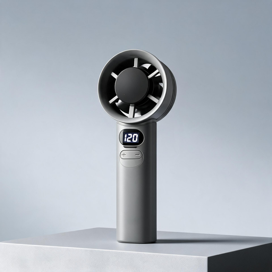 Portable Handheld Turbo Fan – 120-Speed Stepless Mini Fan